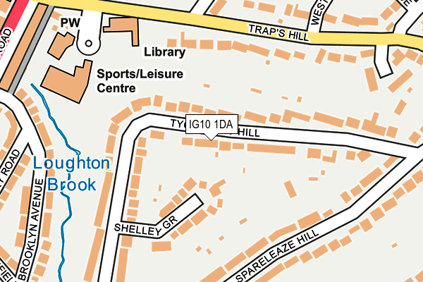 Map of VICTOR S (LOUGHTON) LIMITED at local scale
