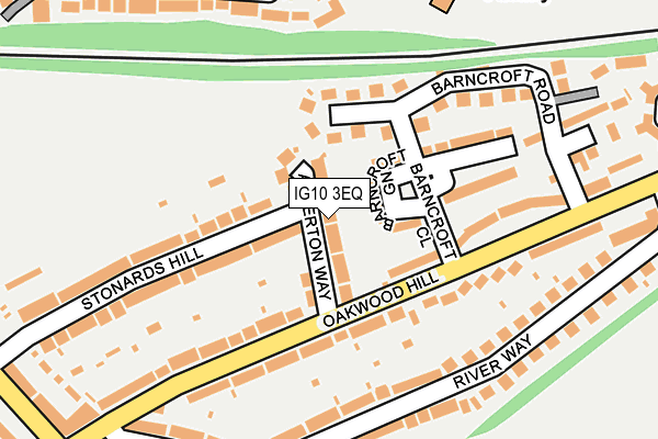 IG10 3EQ map - OS OpenMap – Local (Ordnance Survey)
