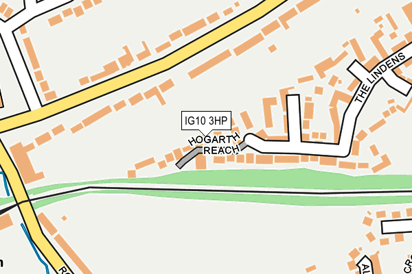 IG10 3HP map - OS OpenMap – Local (Ordnance Survey)