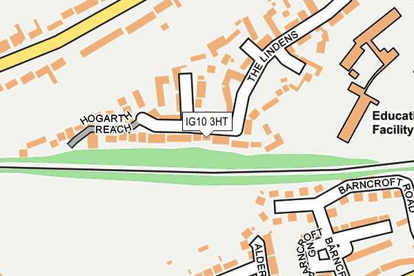 IG10 3HT map - OS OpenMap – Local (Ordnance Survey)