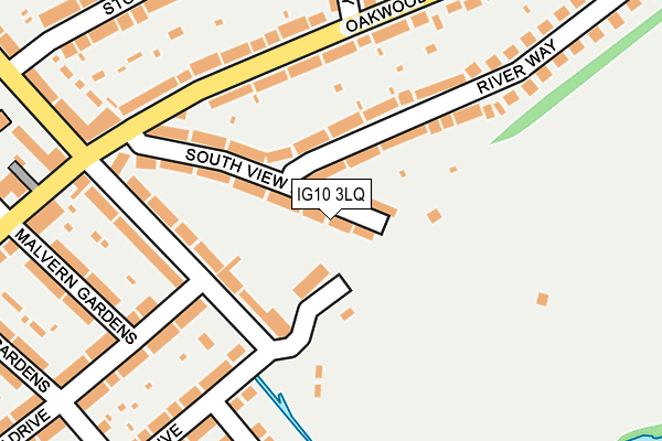 IG10 3LQ map - OS OpenMap – Local (Ordnance Survey)