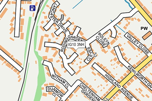 IG10 3NH map - OS OpenMap – Local (Ordnance Survey)
