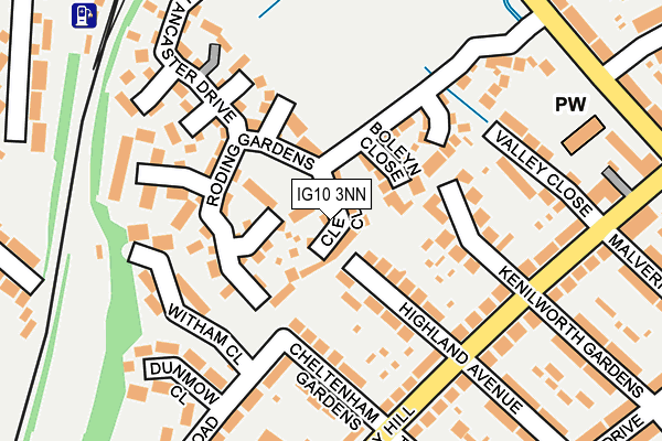 IG10 3NN map - OS OpenMap – Local (Ordnance Survey)