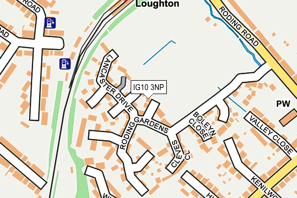 IG10 3NP map - OS OpenMap – Local (Ordnance Survey)