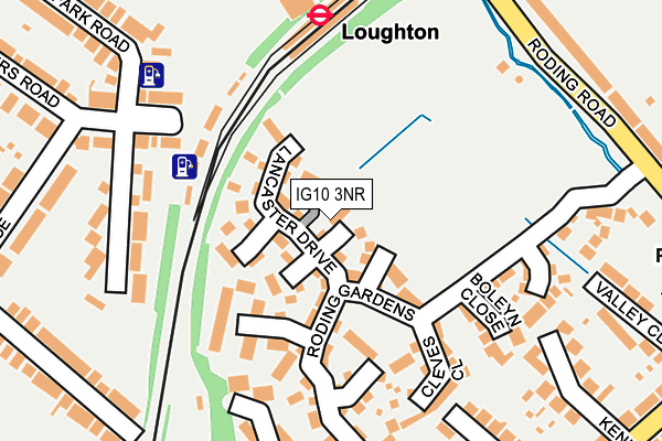 IG10 3NR map - OS OpenMap – Local (Ordnance Survey)