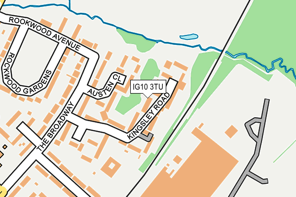 IG10 3TU map - OS OpenMap – Local (Ordnance Survey)
