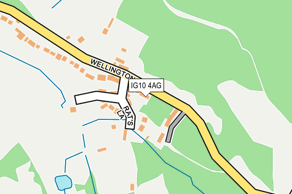 IG10 4AG map - OS OpenMap – Local (Ordnance Survey)