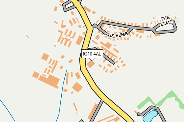 IG10 4AL map - OS OpenMap – Local (Ordnance Survey)
