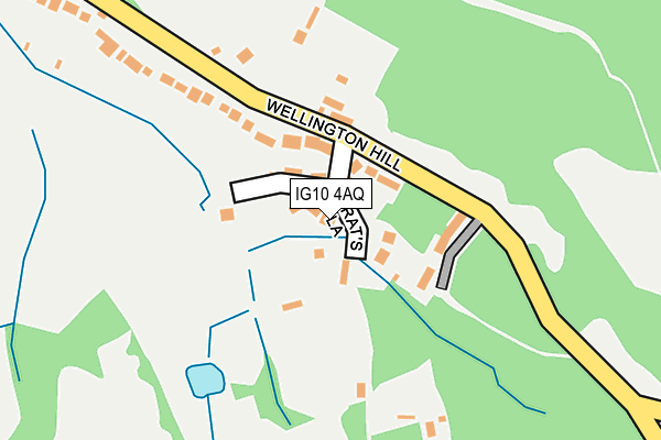 IG10 4AQ map - OS OpenMap – Local (Ordnance Survey)