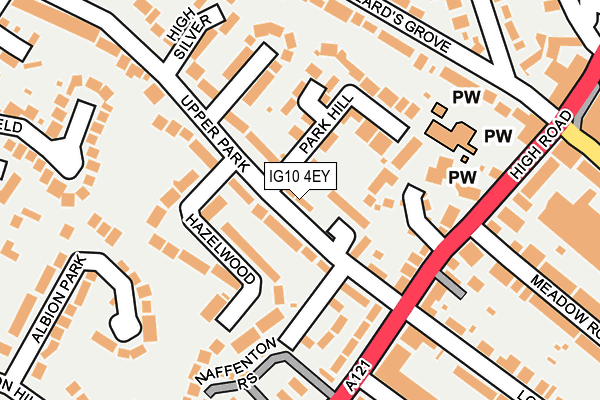 IG10 4EY map - OS OpenMap – Local (Ordnance Survey)