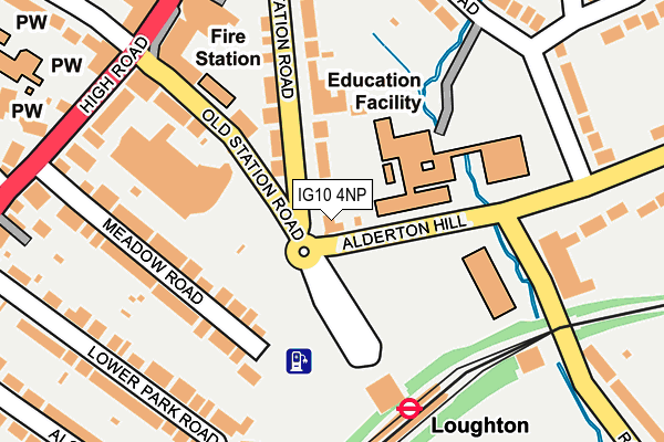 IG10 4NP map - OS OpenMap – Local (Ordnance Survey)