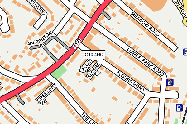 IG10 4NQ map - OS OpenMap – Local (Ordnance Survey)