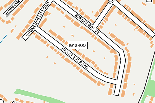 IG10 4QQ map - OS OpenMap – Local (Ordnance Survey)