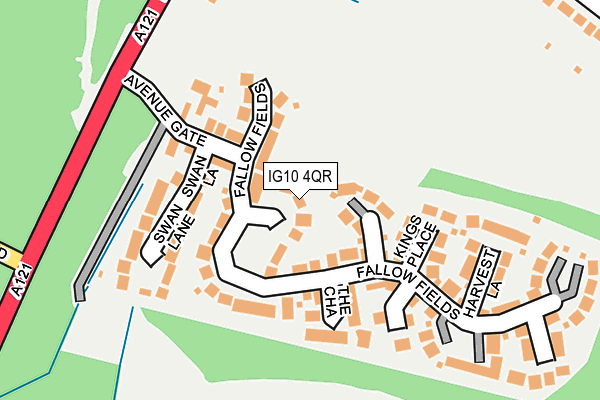 IG10 4QR map - OS OpenMap – Local (Ordnance Survey)