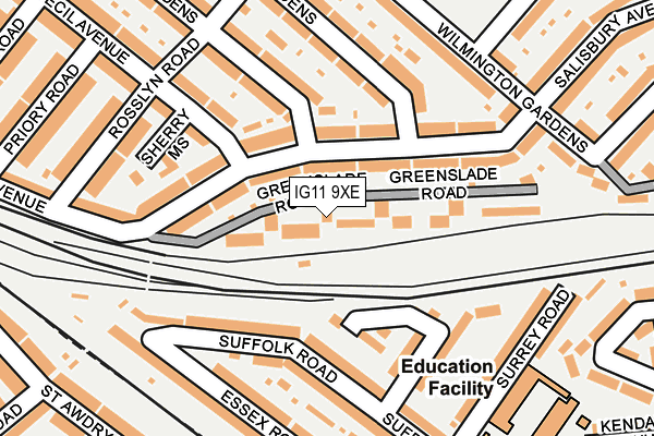 Map of WOLF DRIVING SCHOOL LTD at local scale