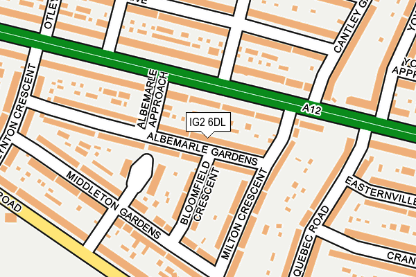 IG2 6DL map - OS OpenMap – Local (Ordnance Survey)