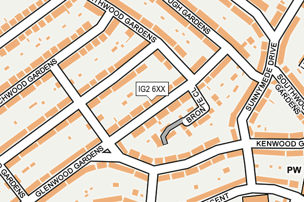 IG2 6XX map - OS OpenMap – Local (Ordnance Survey)