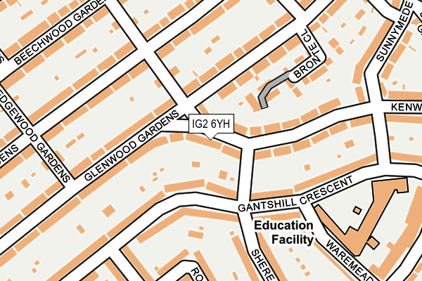 Map of C.A.I BUILDING LTD at local scale