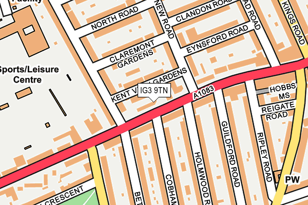 Map of GOLDEN PARTS LTD at local scale