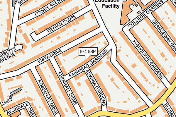 Map of V S PROPERTY ENTERPRISE LTD at local scale