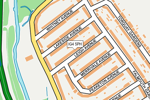 IG4 5PH map - OS OpenMap – Local (Ordnance Survey)