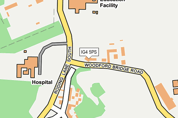 IG4 5PS map - OS OpenMap – Local (Ordnance Survey)