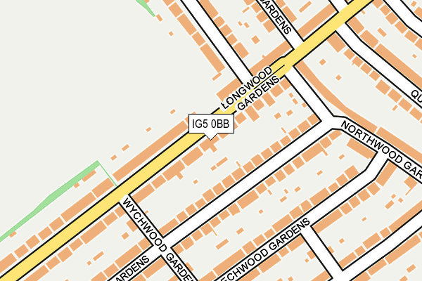 IG5 0BB map - OS OpenMap – Local (Ordnance Survey)