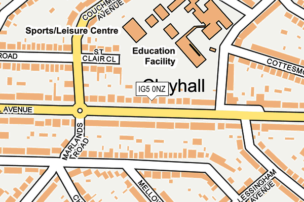 Map of CHARLOTTE MENSAH LIMITED at local scale