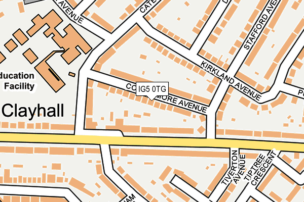 Map of OTG FITNESS LTD at local scale