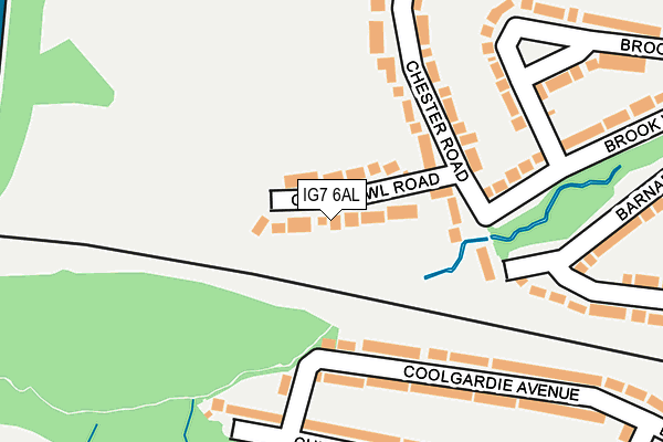 Map of COTTAGE (UK) LTD at local scale