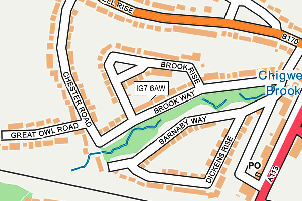 Map of BROOK WAY CONSULTANCY LIMITED at local scale