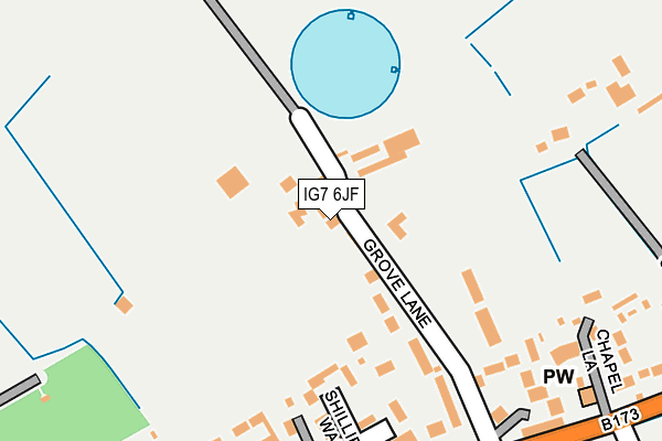 IG7 6JF map - OS OpenMap – Local (Ordnance Survey)
