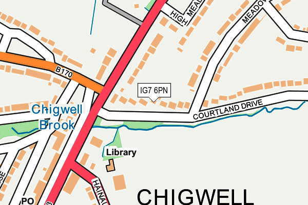 Map of HORIZON HARTWIG LIMITED at local scale