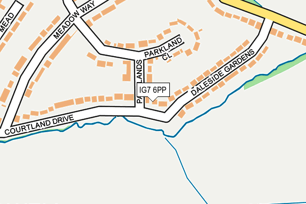 IG7 6PP map - OS OpenMap – Local (Ordnance Survey)