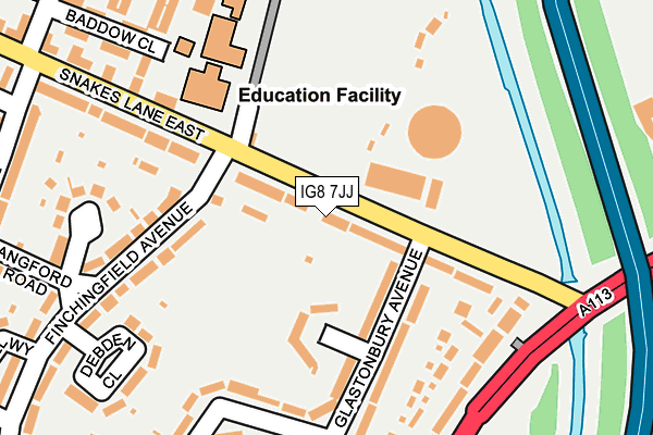 Map of WOODFORD THERMAL SERVICES LIMITED at local scale