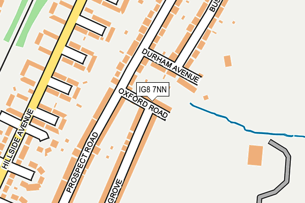 IG8 7NN map - OS OpenMap – Local (Ordnance Survey)