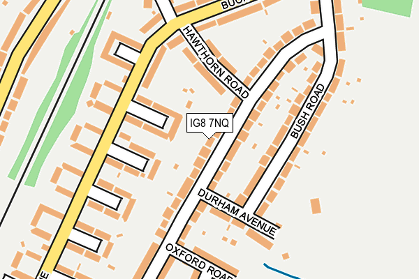 IG8 7NQ map - OS OpenMap – Local (Ordnance Survey)