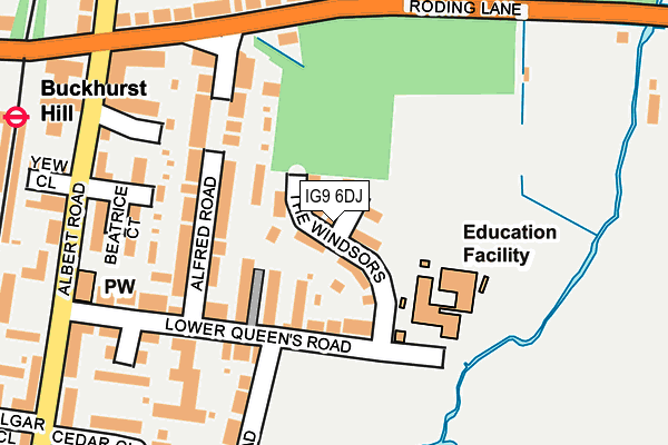 Map of RUSSELL WEST LTD at local scale