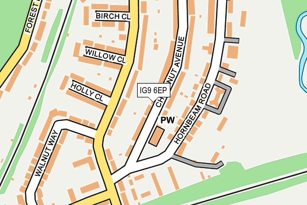 IG9 6EP map - OS OpenMap – Local (Ordnance Survey)