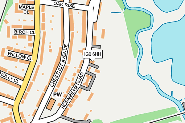 IG9 6HH map - OS OpenMap – Local (Ordnance Survey)