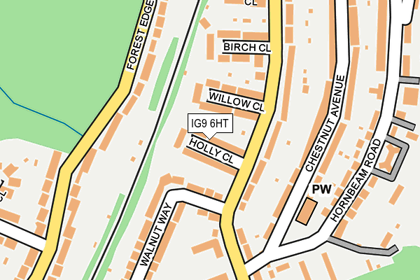 IG9 6HT map - OS OpenMap – Local (Ordnance Survey)