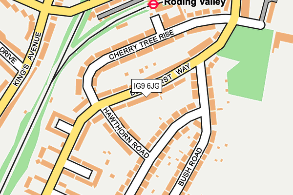 Map of HJ NORTH ESTATE LTD at local scale