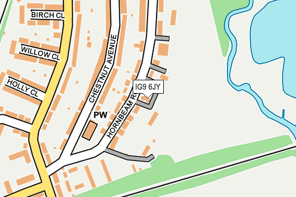 IG9 6JY map - OS OpenMap – Local (Ordnance Survey)