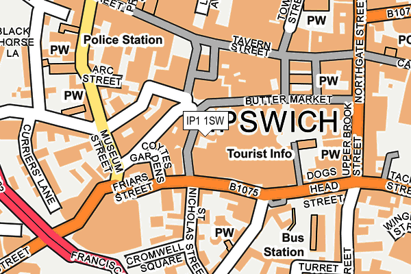 Map of SUPERSTRUCTURES (EAST ANGLIA) LIMITED at local scale