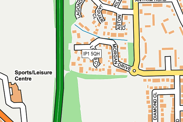 Map of K & S HANDBALLING LIMITED at local scale