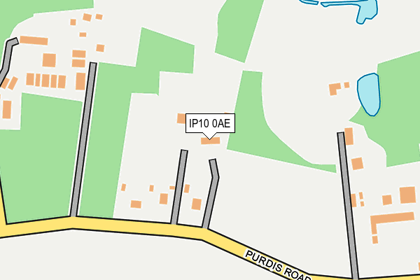 IP10 0AE map - OS OpenMap – Local (Ordnance Survey)