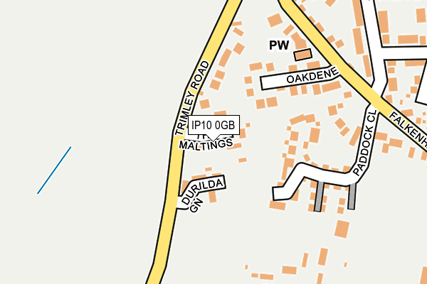 IP10 0GB map - OS OpenMap – Local (Ordnance Survey)