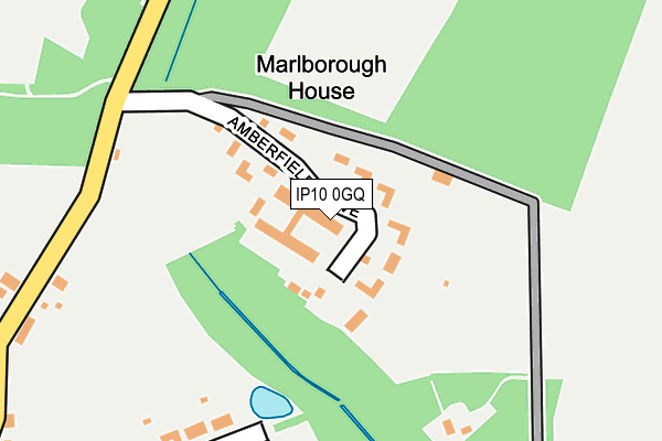 IP10 0GQ map - OS OpenMap – Local (Ordnance Survey)