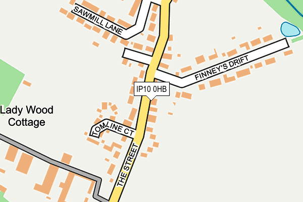 IP10 0HB map - OS OpenMap – Local (Ordnance Survey)