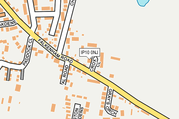 IP10 0NJ map - OS OpenMap – Local (Ordnance Survey)